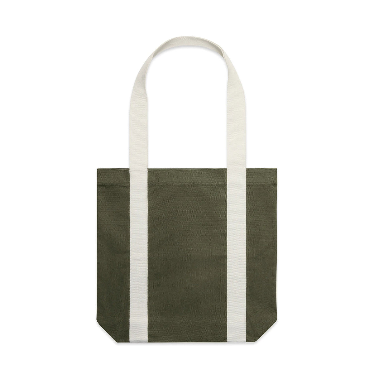 Two-Tone Carrie Tote 1008 - Army/Cream - Front