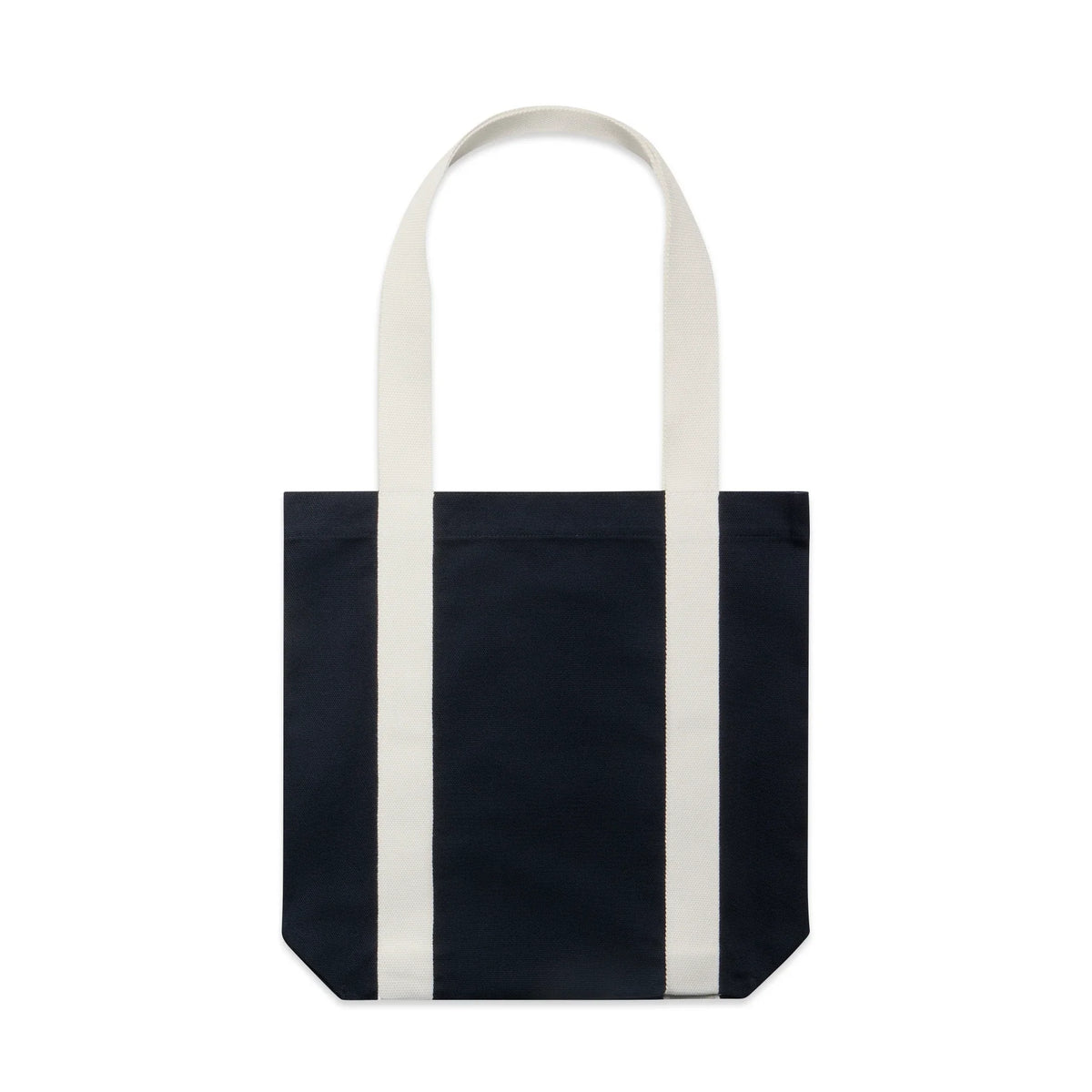 Two-Tone Carrie Tote 1008 - Navy/Cream - Front