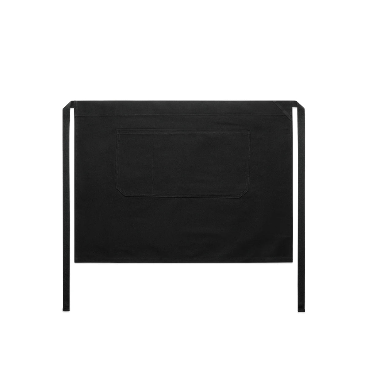 Carrie Half Apron 1083 - Black - Front