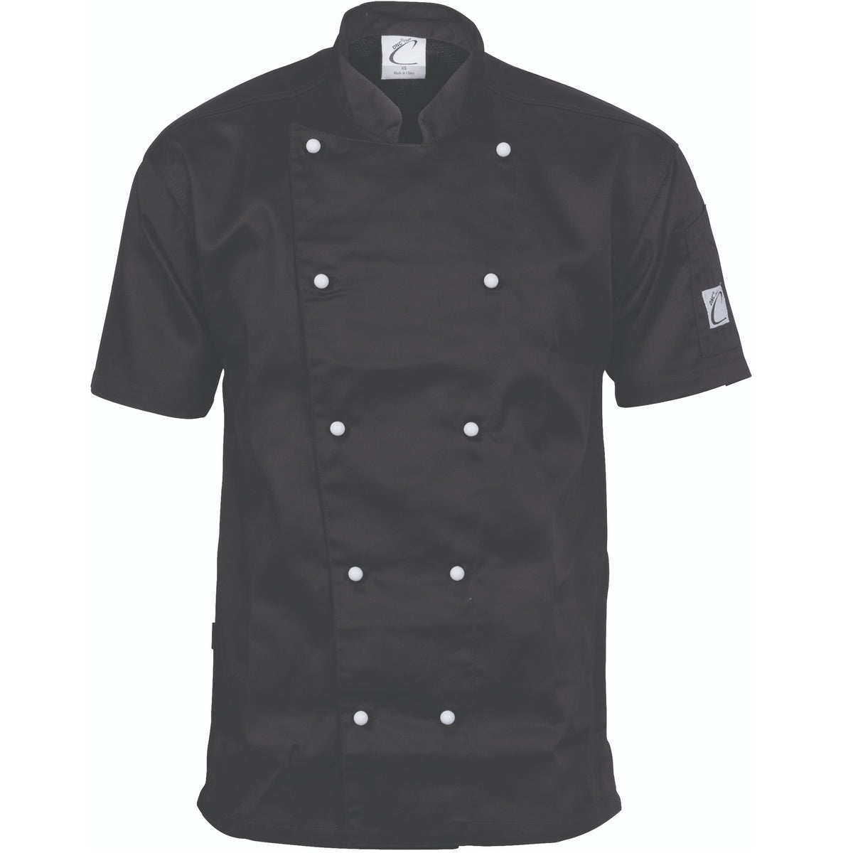 DNC Workwear Traditional Chef Jacket - Short Sleeve 1101