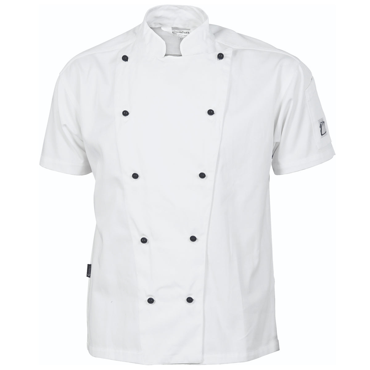 DNC Workwear Traditional Chef Jacket - Short Sleeve 1101