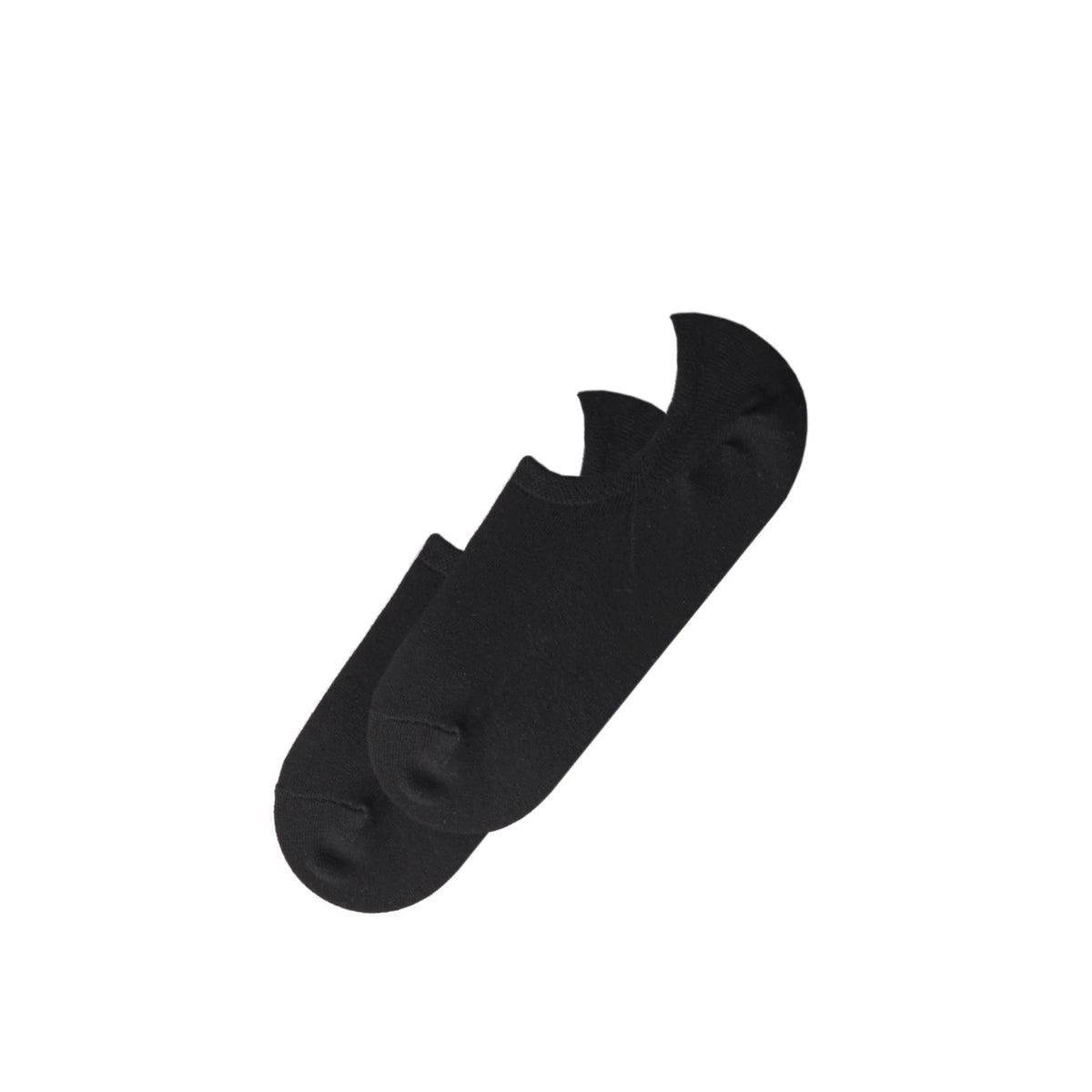 Invisible Socks (2 Pairs) 1206 - Black - Front