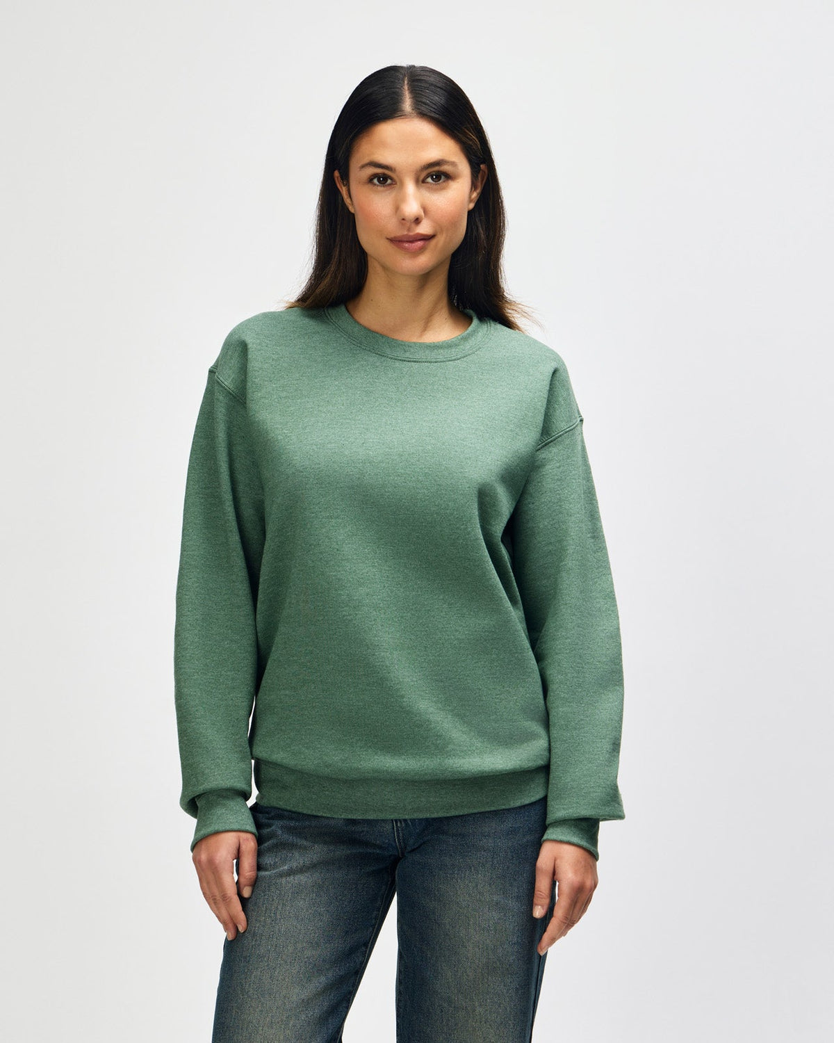 Gildan Heavy Blend 18000 Crewneck - Heather Dark Green