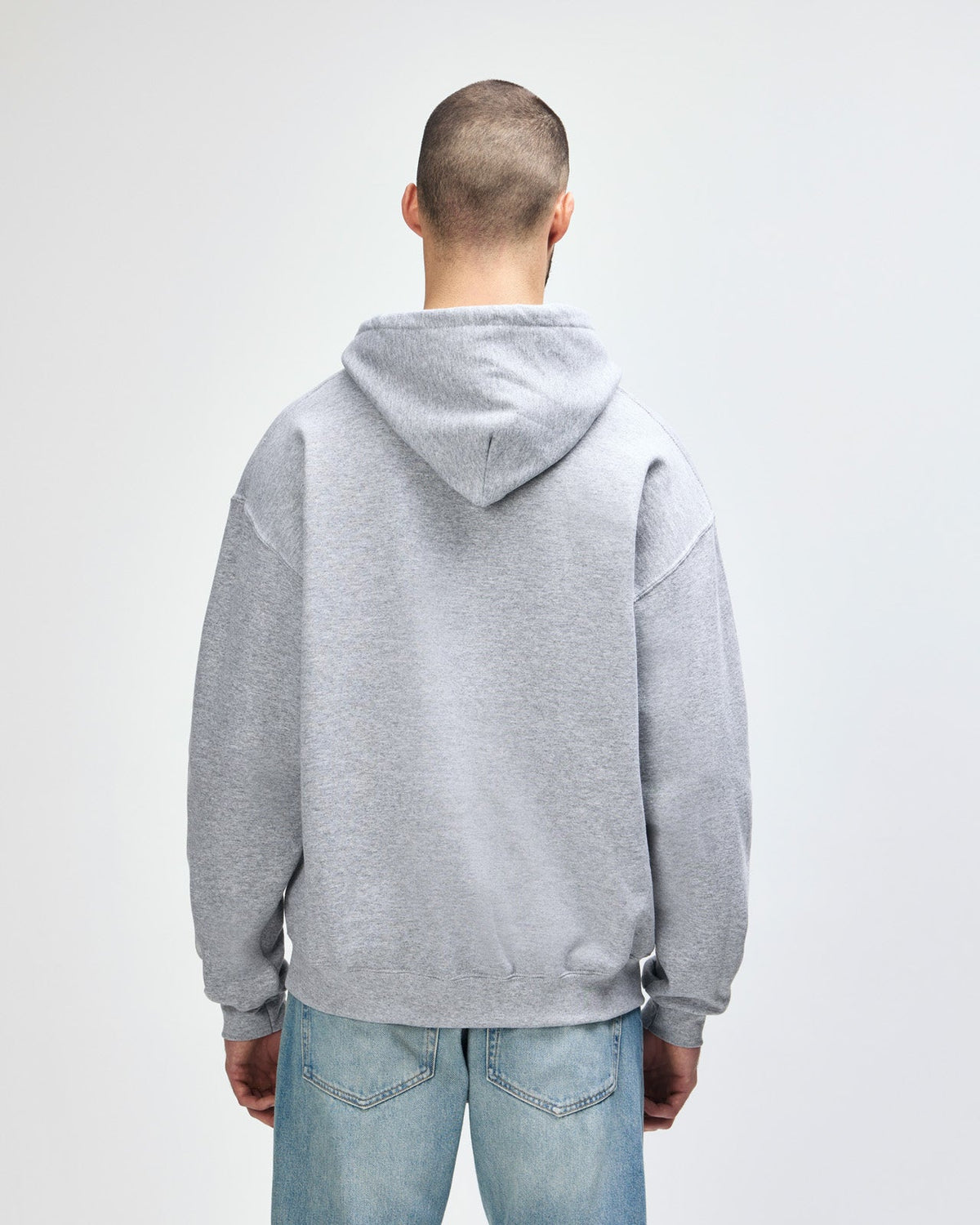 Gildan Heavy Blend 18500 Hoodie - Sport Grey - Back