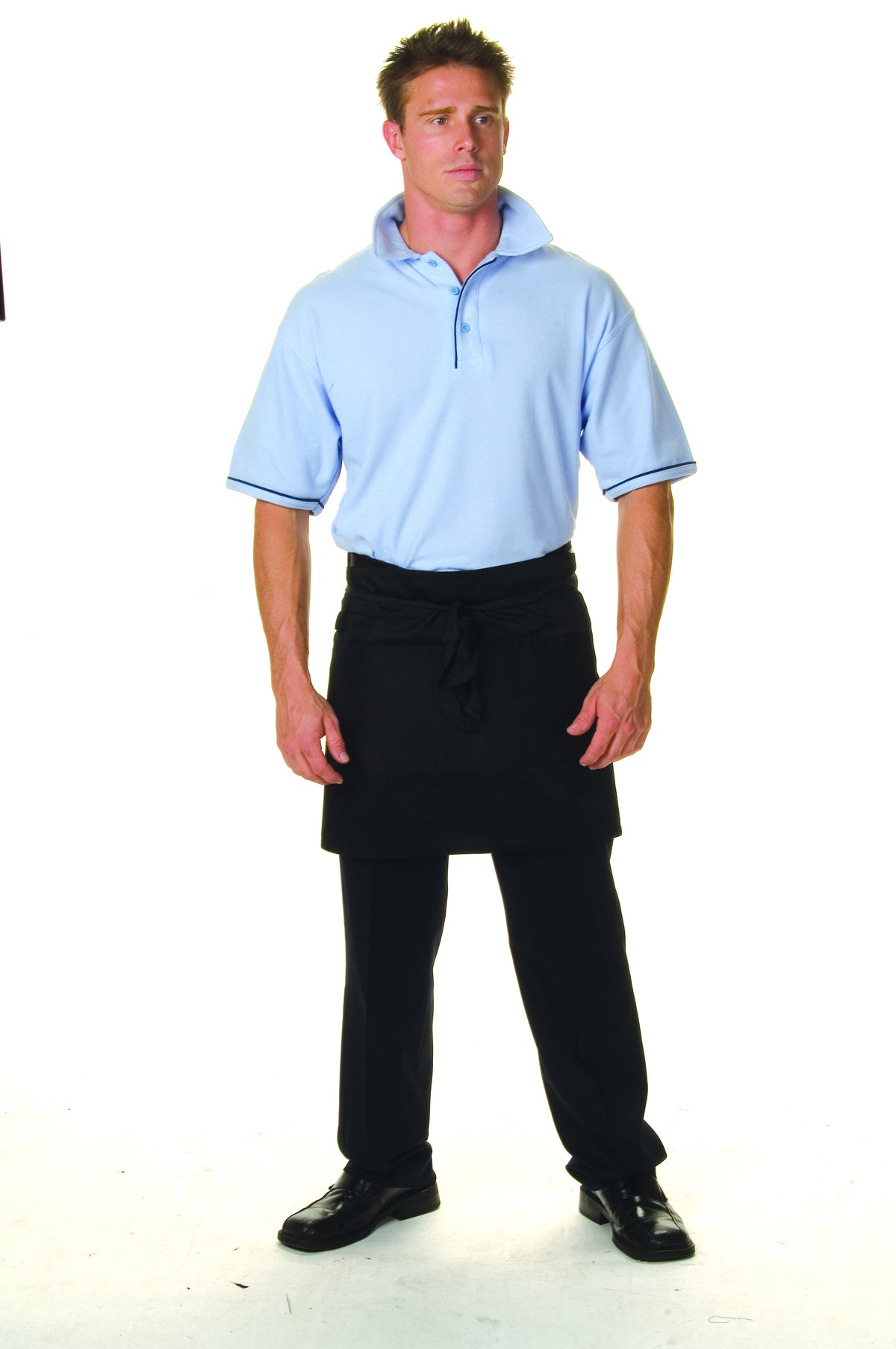 DNC Workwear P/C Short Apron With Pocket 2111