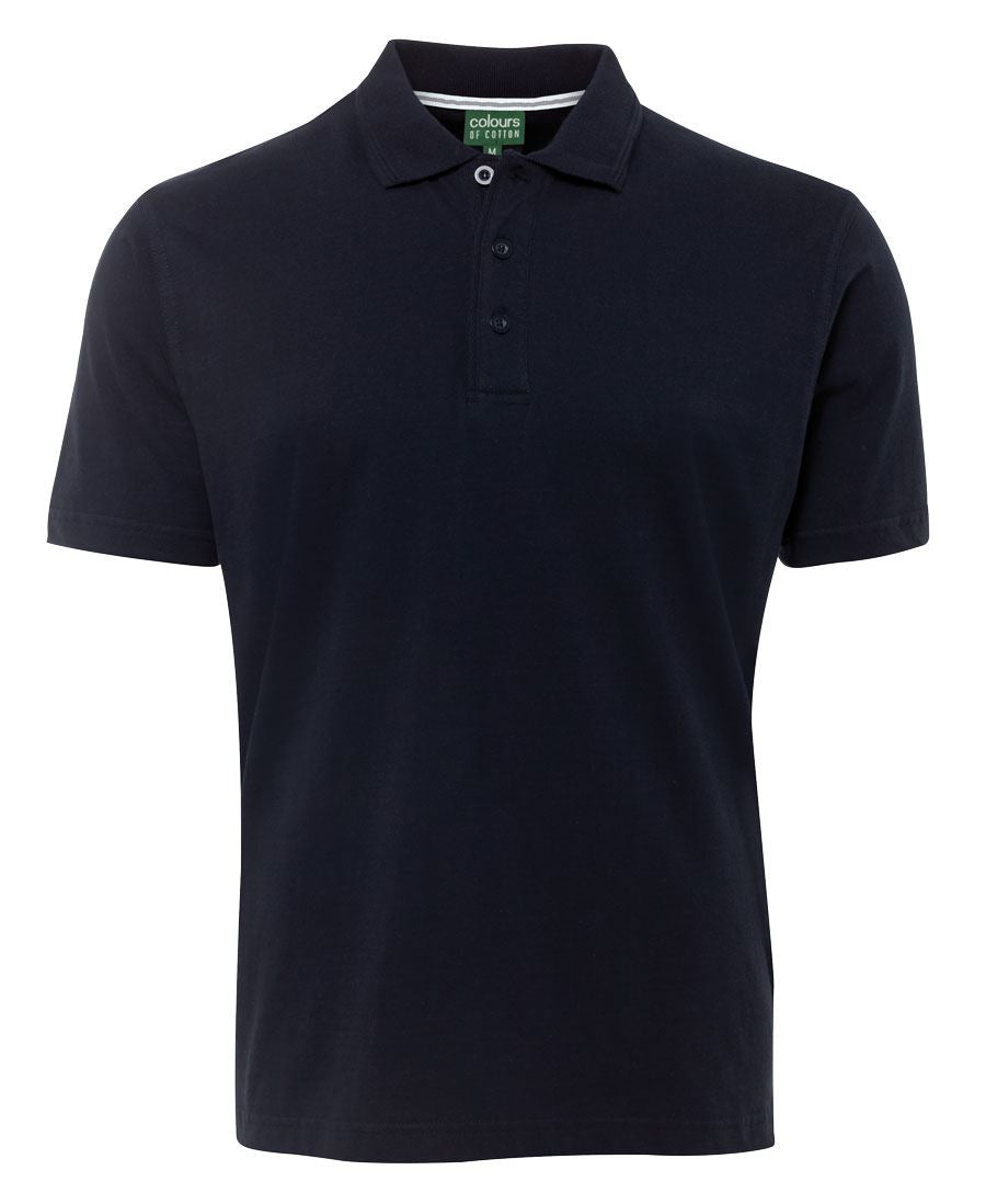 C of C Jersey Polo - Navy - Front
