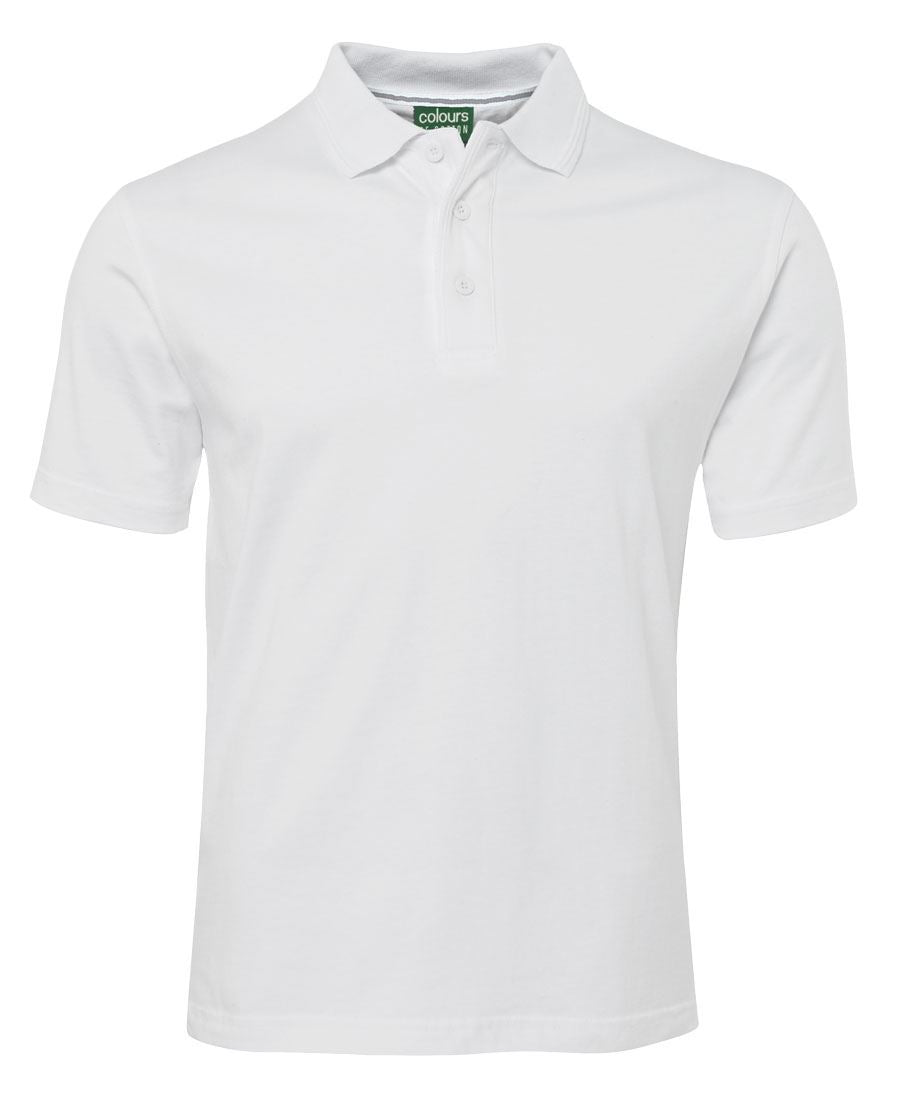 C of C Jersey Polo - White - Front