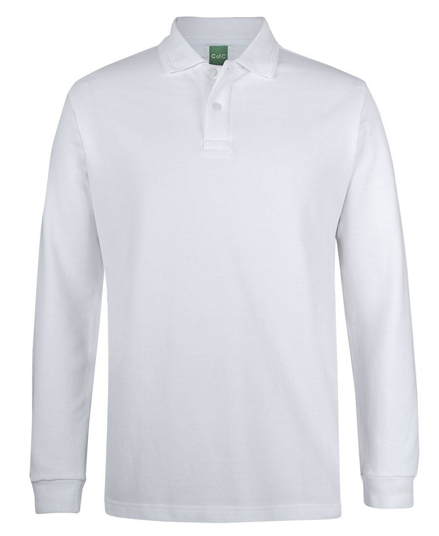 Colours of Cotton C of C L/S 320G POPCORN COTTON POLO 2PCL