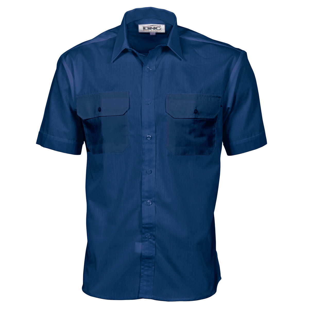 DNC Workwear Polyester Cotton Work Shirt - Short Sleeve 3211