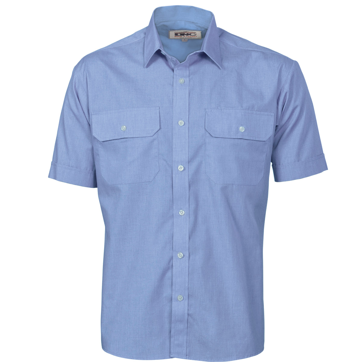DNC Workwear Polyester Cotton Work Shirt - Short Sleeve 3211