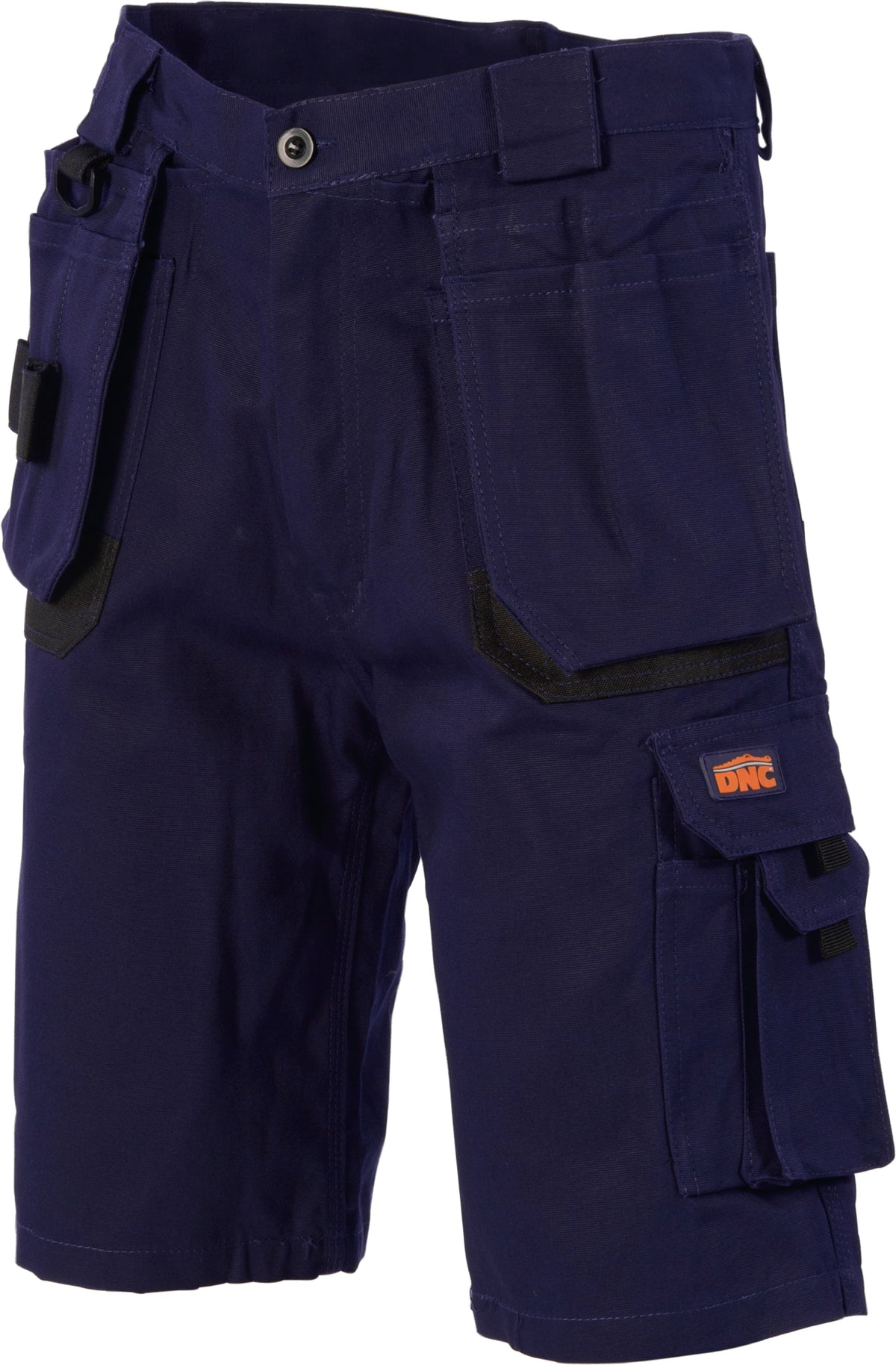 DNC Workwear Duratex Cotton Duck Weave Tradies Cargo Shorts with Twin Holster Tool Pocket 3336