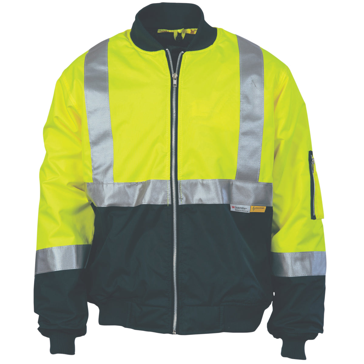 DNC Workwear HiVis Two Tone Flying Jacket with CSR R/Tape 3862