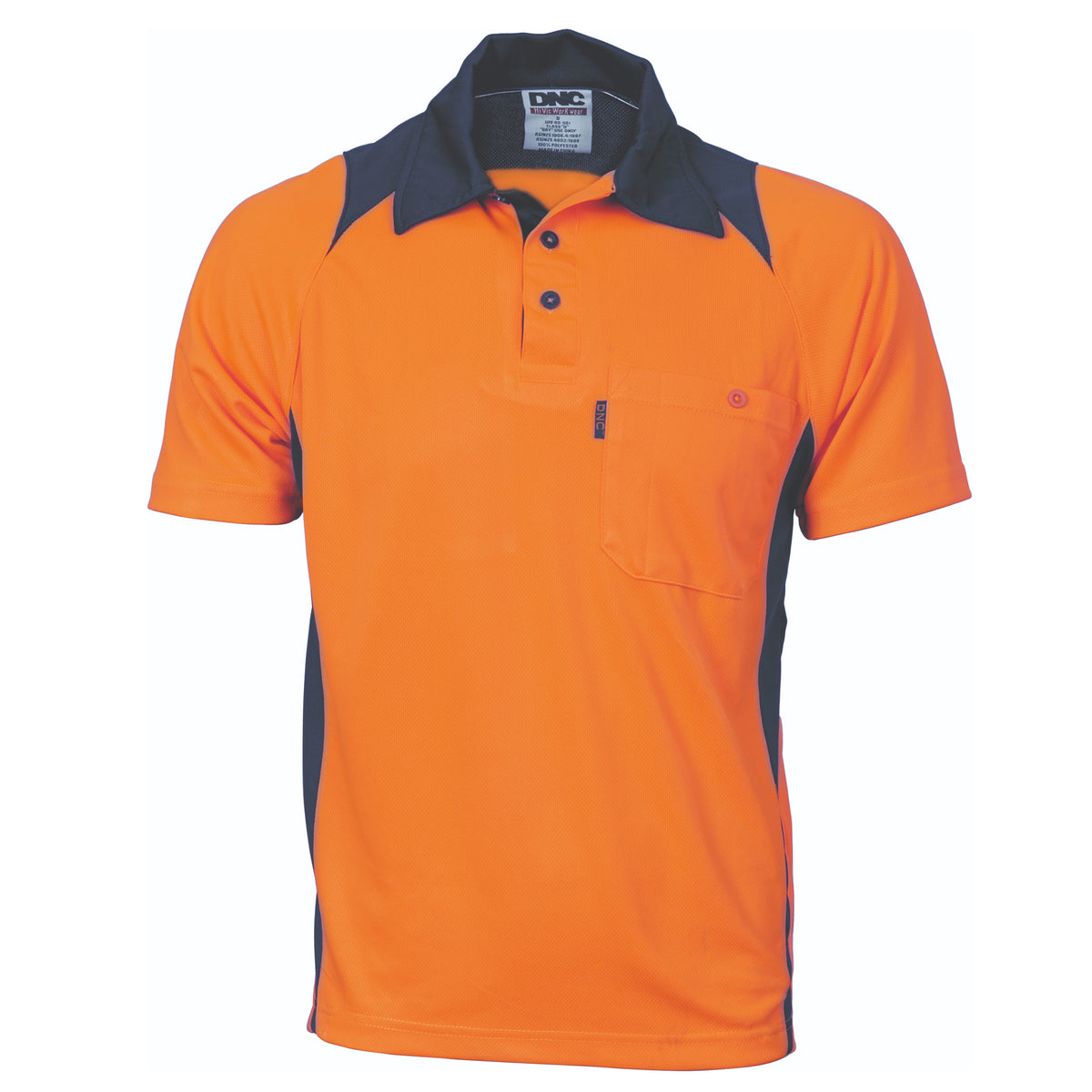 DNC Workwear Cool-Breathe Action Polo Shirt - Short Sleeve 3893