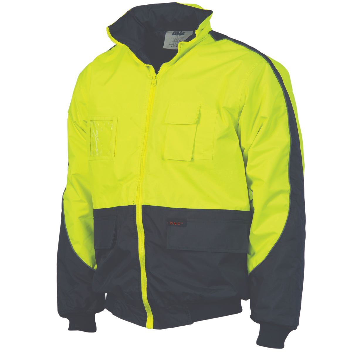 DNC Workwear HiVis Contrast BOMBER JACKET 3991