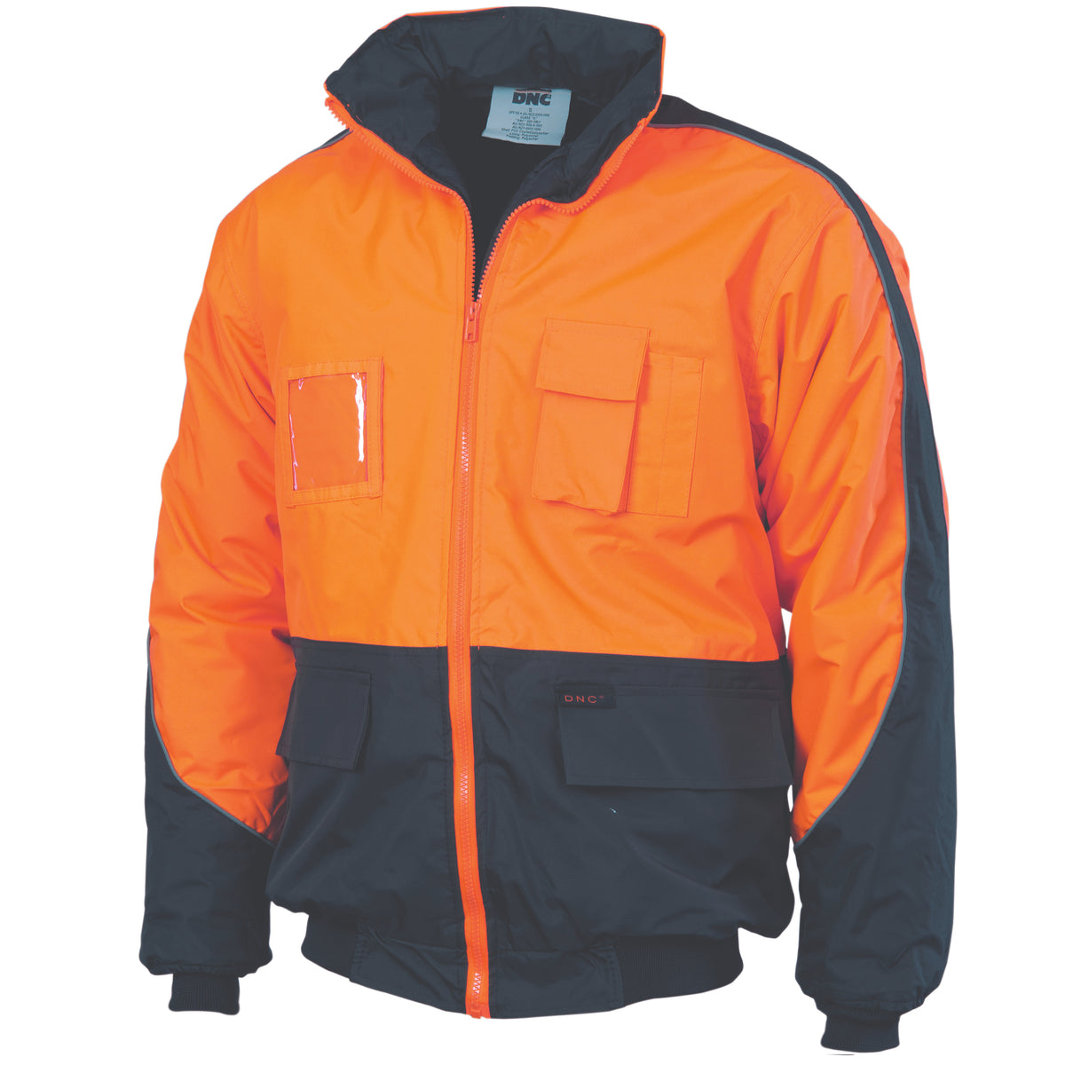 DNC Workwear HiVis Contrast BOMBER JACKET 3991