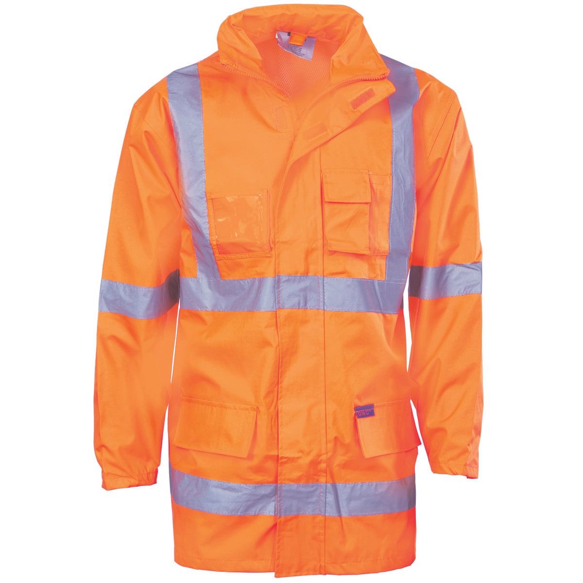 DNC Workwear HiVis "X" Back D/N “2 in 1” Rain Jacket 3995