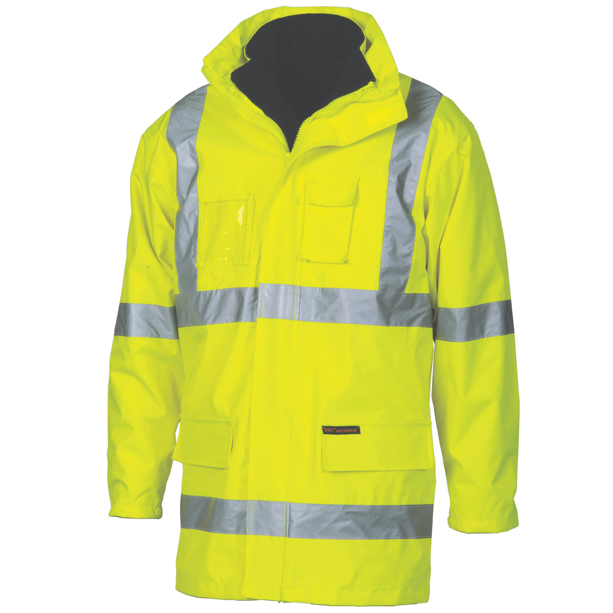 DNC Workwear HiVis "X" Back D/N “6 IN 1” Jacket (Outer Jacket and Inner Vest can be sold separately) 3999