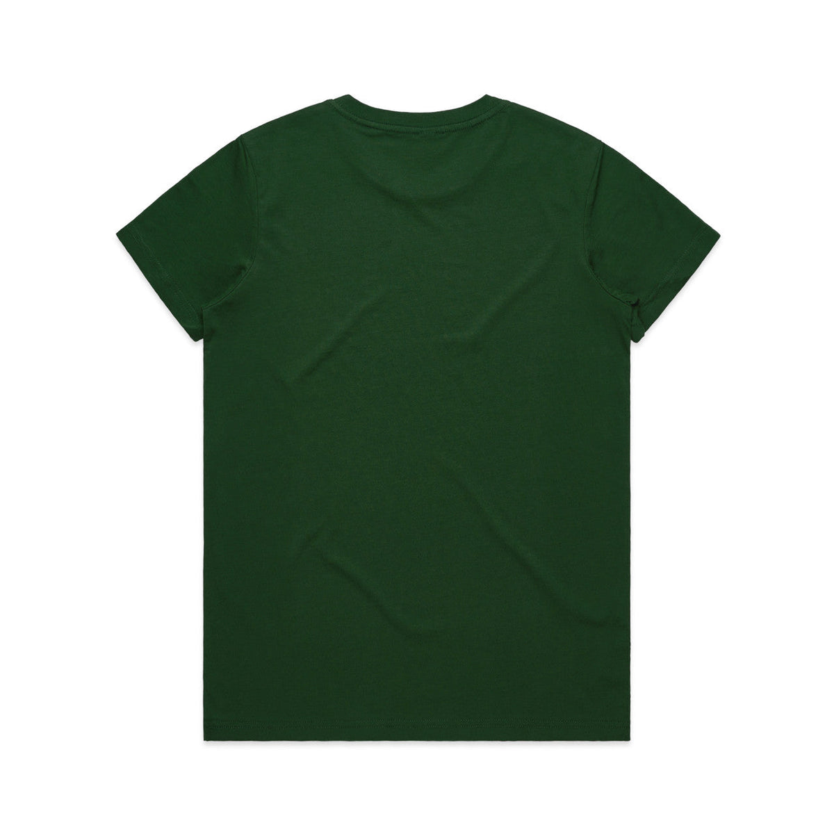 Wo's Maple Tee - Forest green - Back