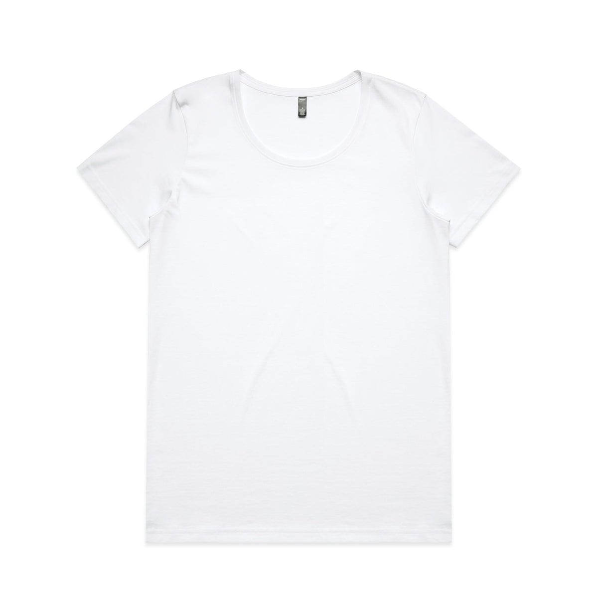 Wo's Maple Scoop Tee 4019 - White - Front