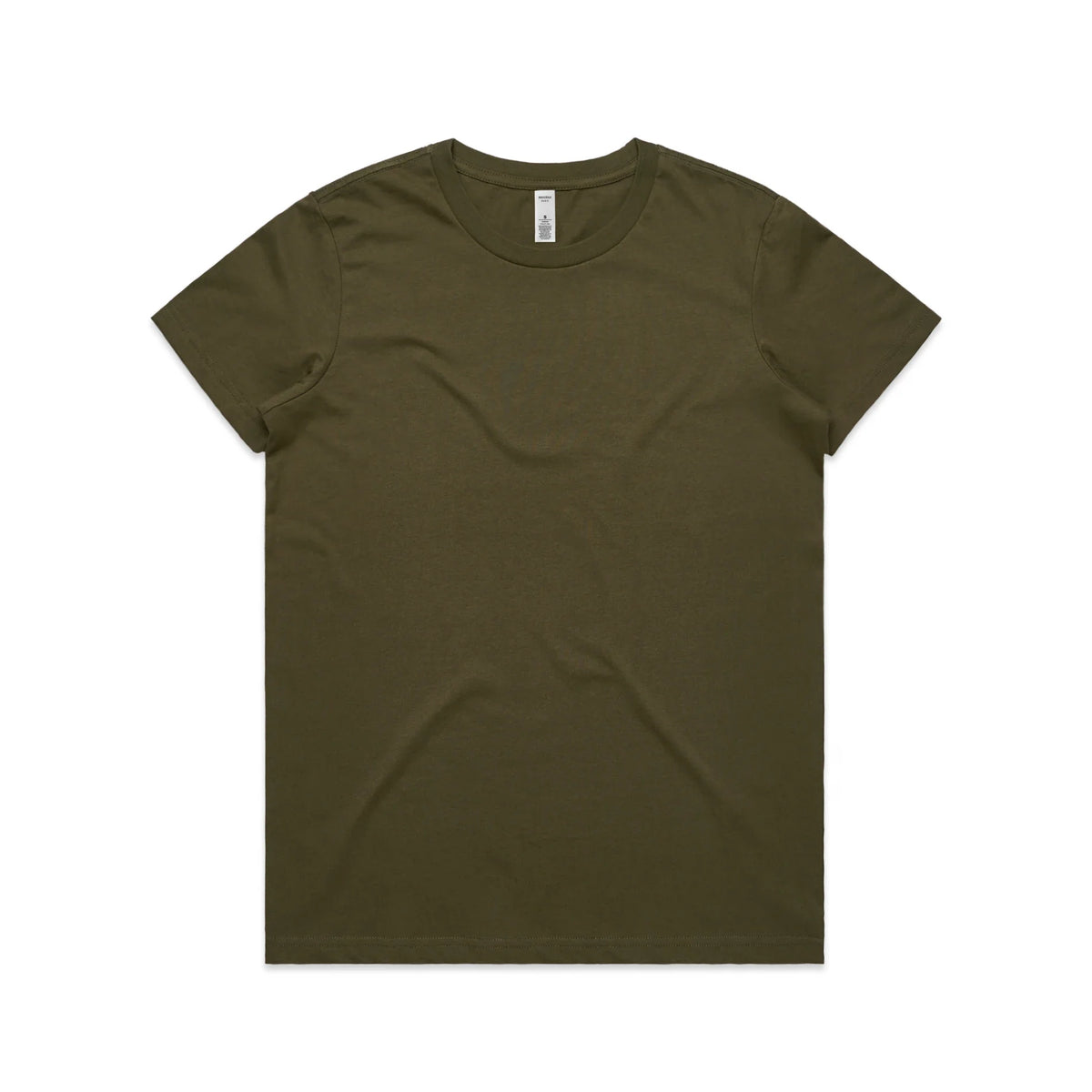 Wo's Basic Tee 4051S - Army - Front