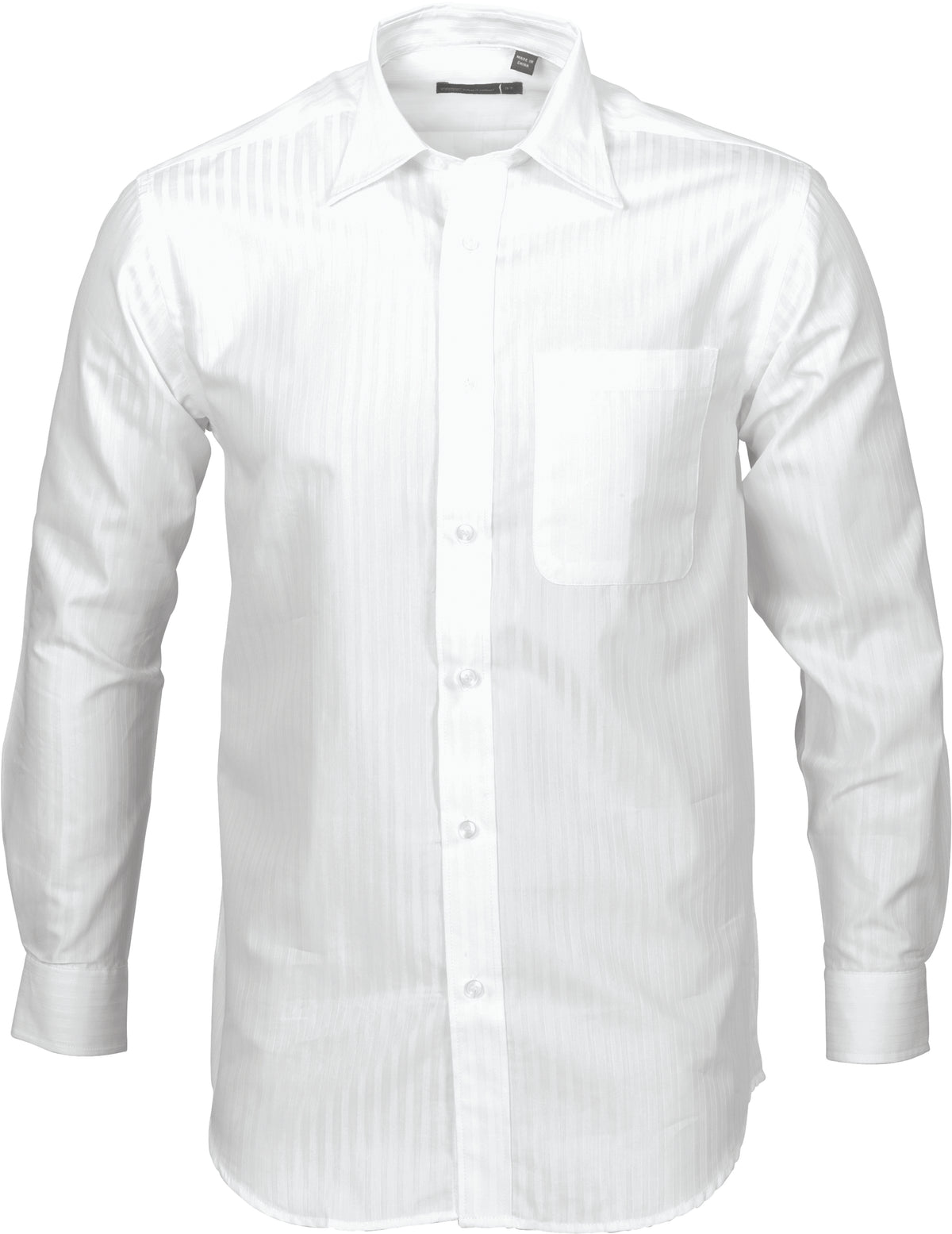 DNC Workwear Mens Tonal Stripe Shirts - Long Sleeve 4156