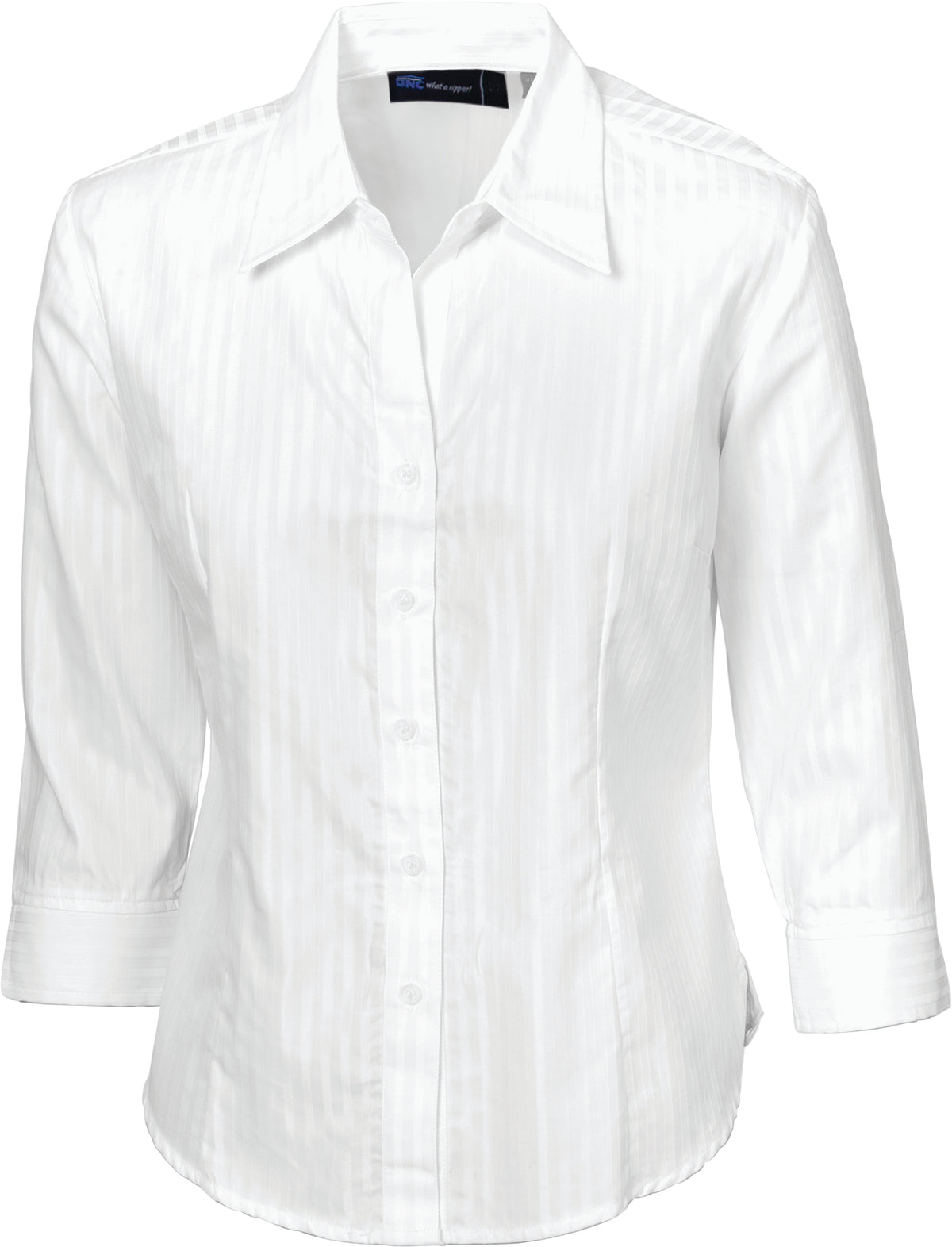 DNC Workwear Ladies Tonal Stripe Shirts - 3/4 Sleeve 4236