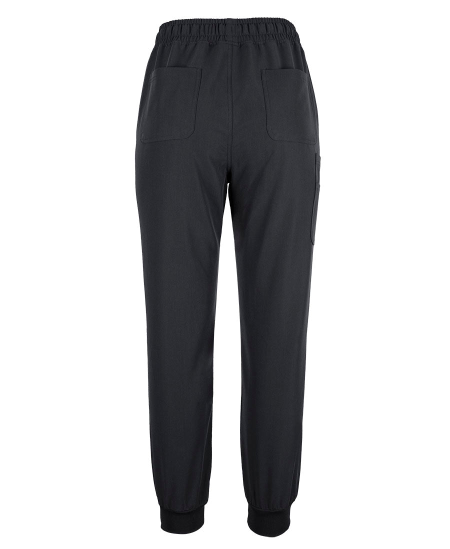 JB's Ladies Nu Scrub Jogger - Black - Back