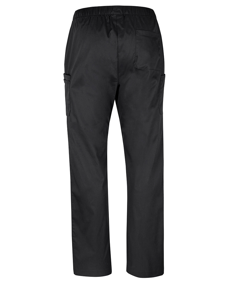 JB's Unisex Premium Scrub Cargo Pant - Black - Back