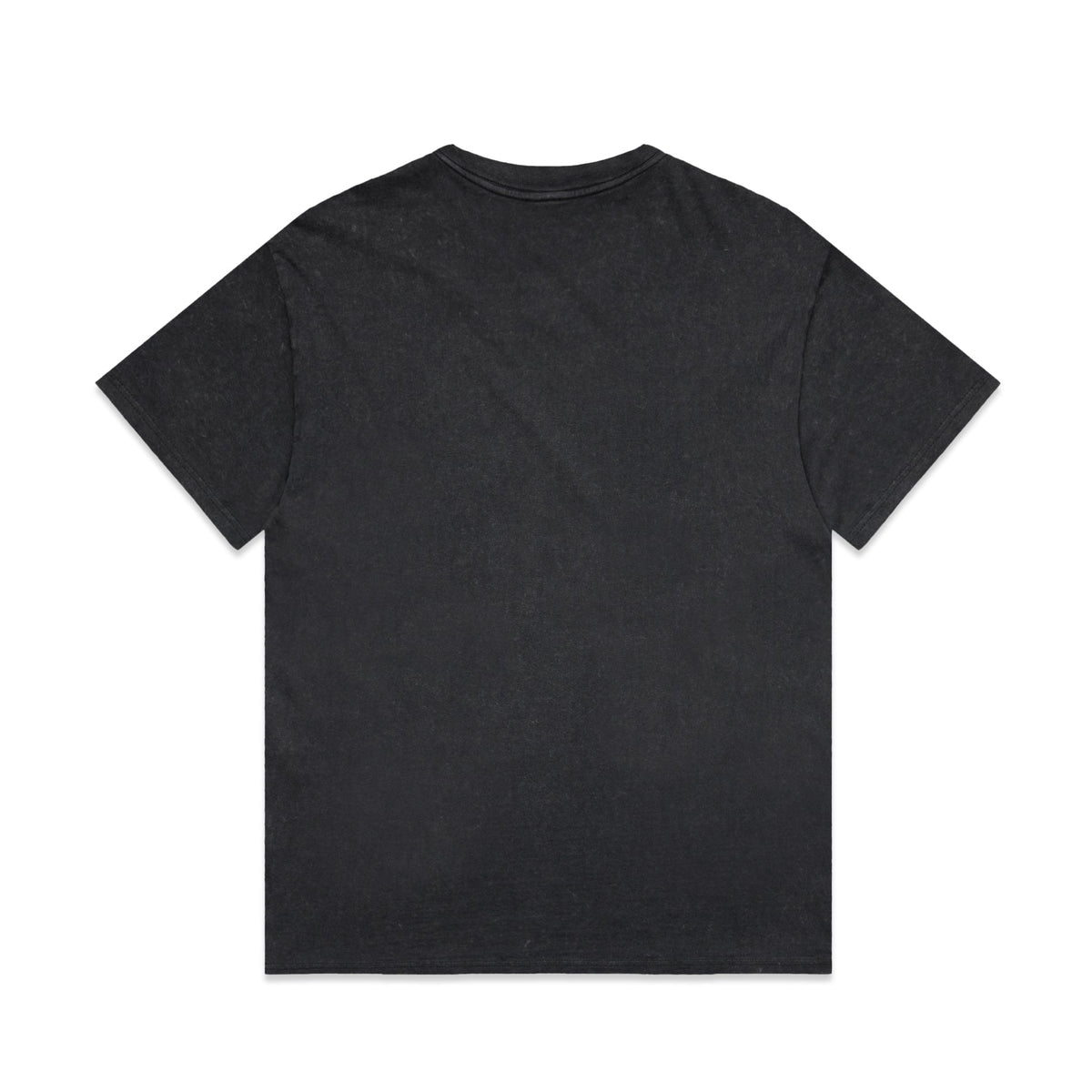 Stone Wash Heavy Tee 5085 - Black Stone - Back