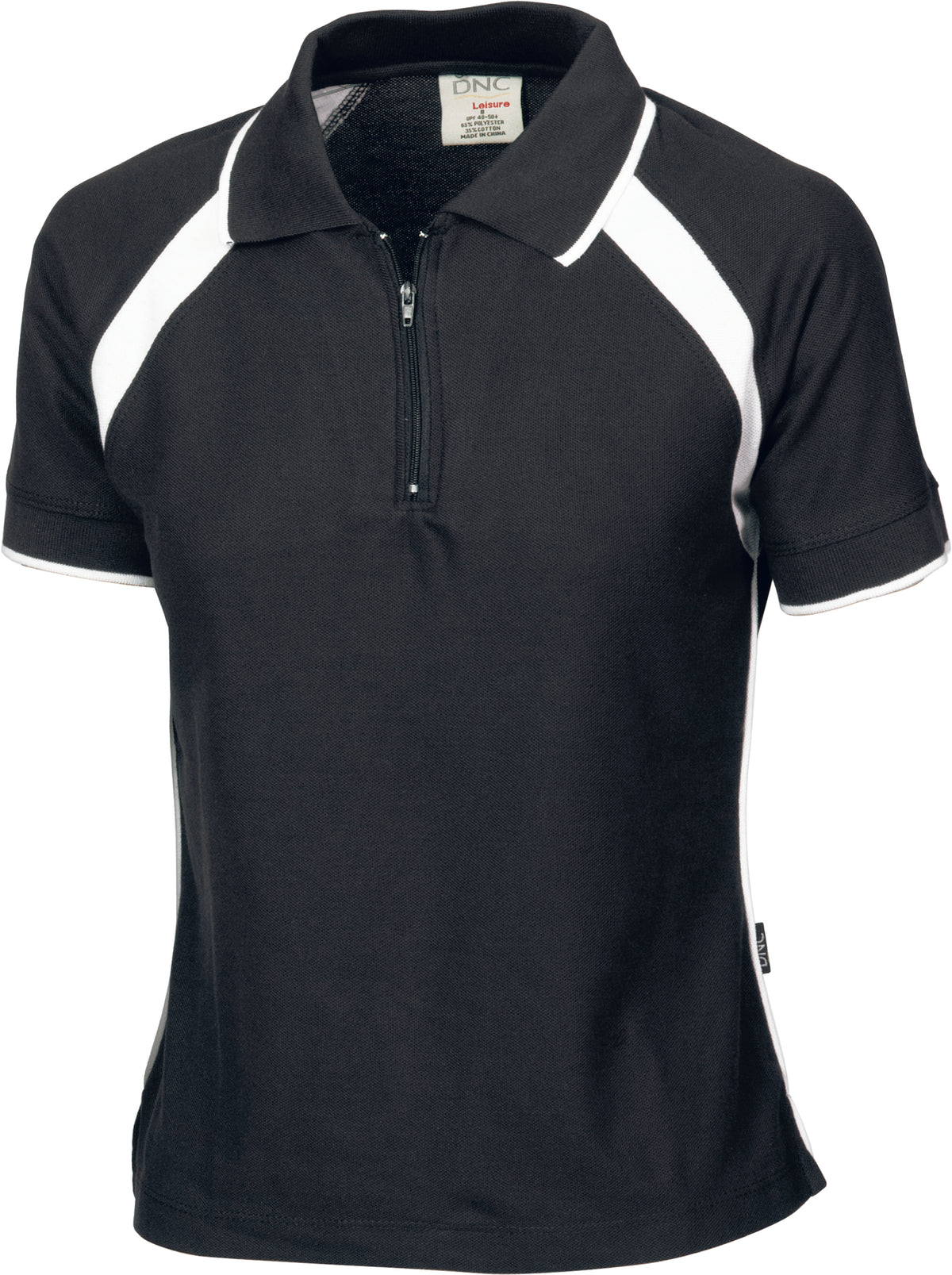 DNC Workwear Ladies Poly/Cotton Contrast Raglan Panel Polo 5246