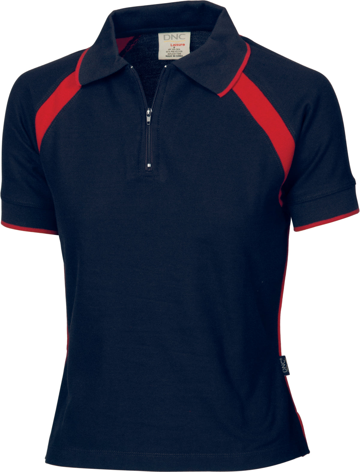 DNC Workwear Ladies Poly/Cotton Contrast Raglan Panel Polo 5246