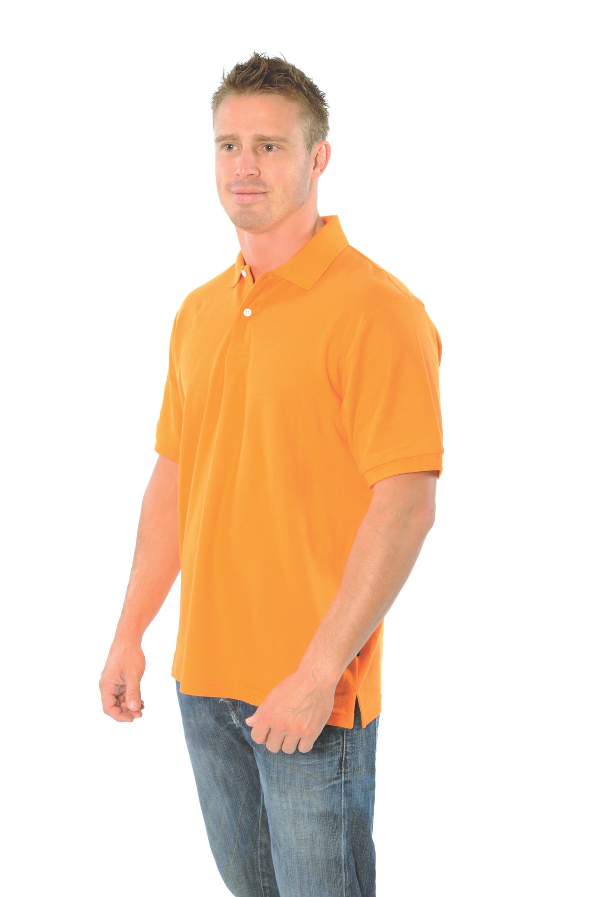 DNC Workwear Mens Cotton Rich New York Polo 5256