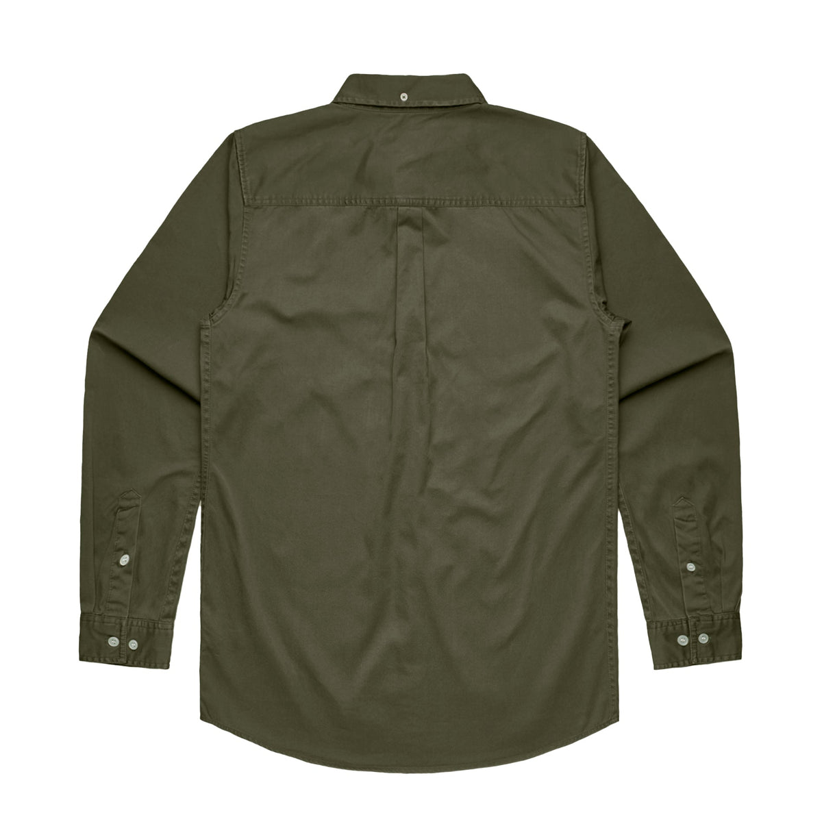 Denim Wash Shirt 5414S - Army - Back