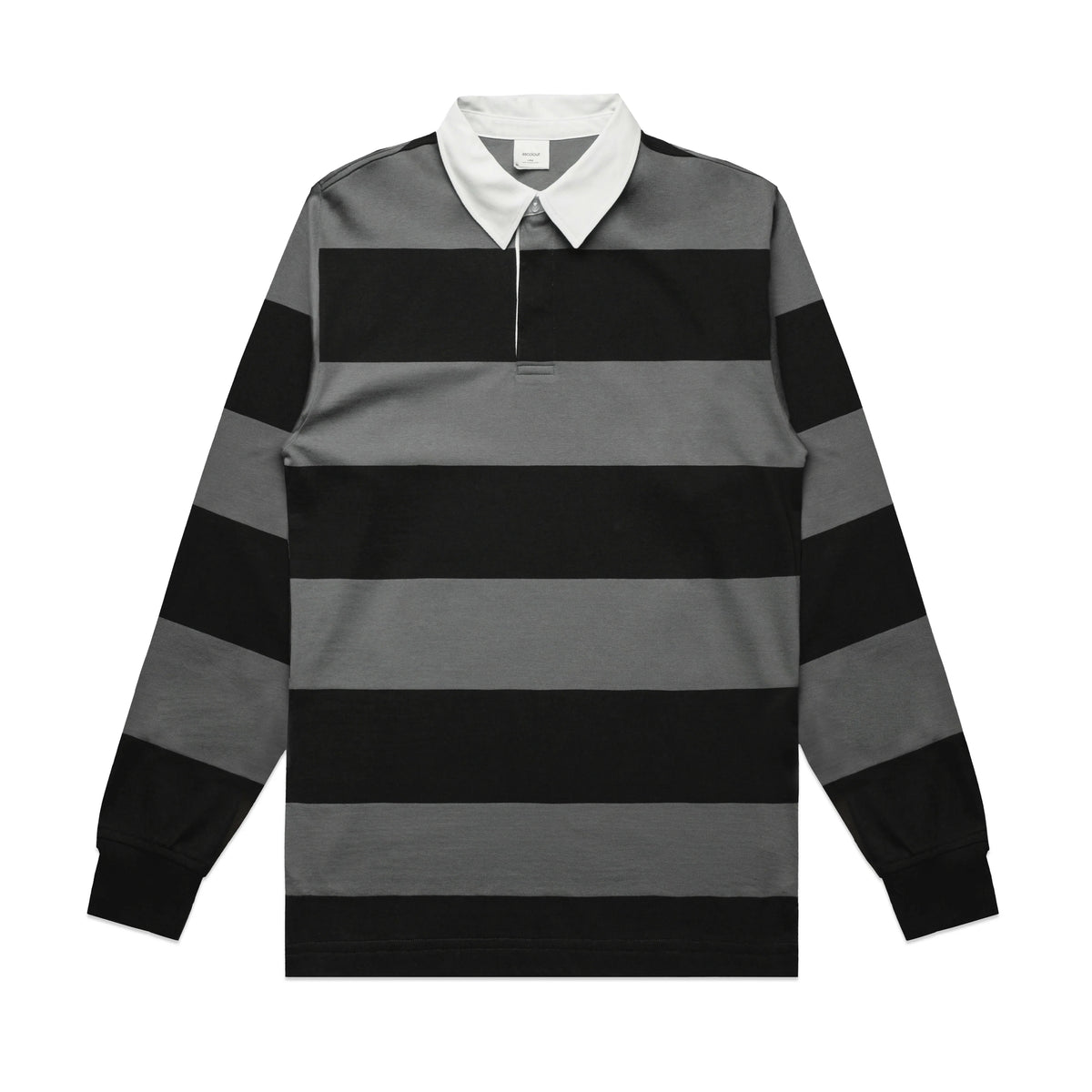 Rugby Stripe Jersey 5416 - Black/Shadow - Front
