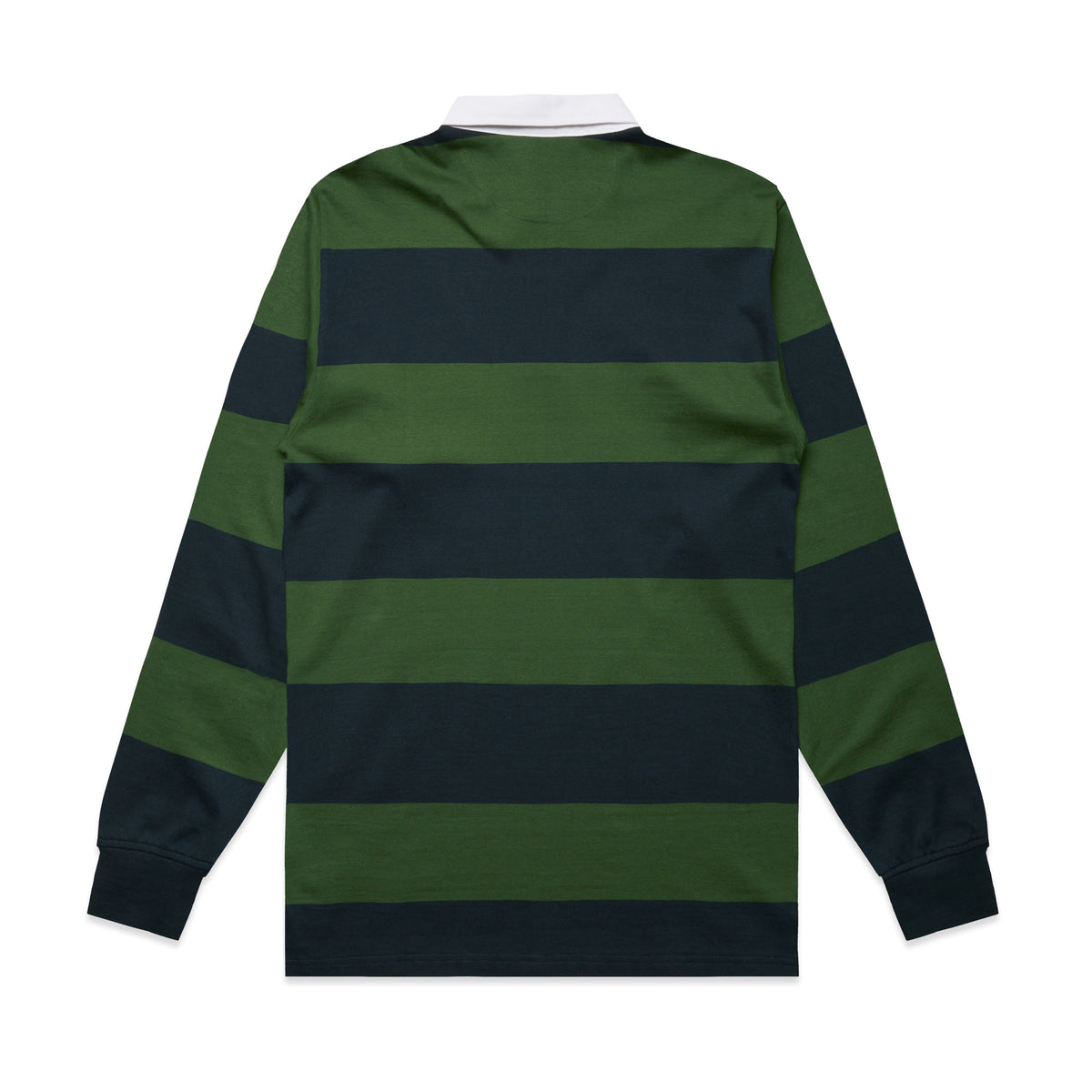 Rugby Stripe Jersey 5416 - Forest/Navy - Back