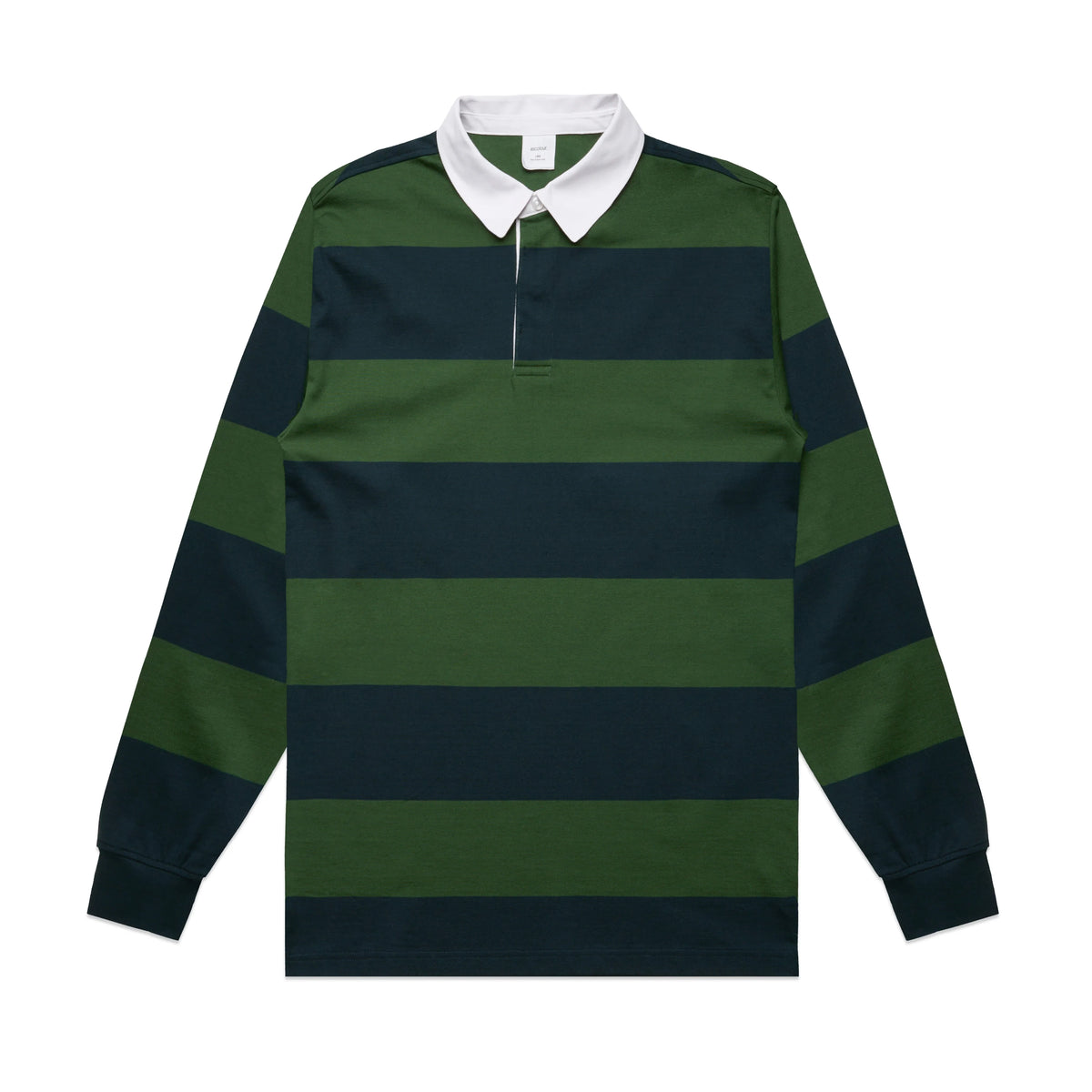 Rugby Stripe Jersey 5416 - Forest/Navy - Front