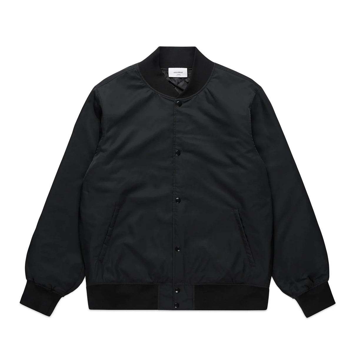 College Bomber Jacket 5511 - Black - Front