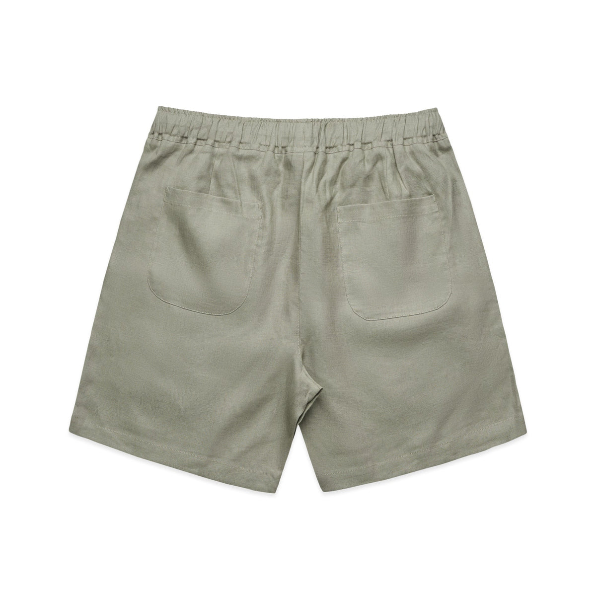 Linen Shorts 18" 5919 - Eucalyptus - Back