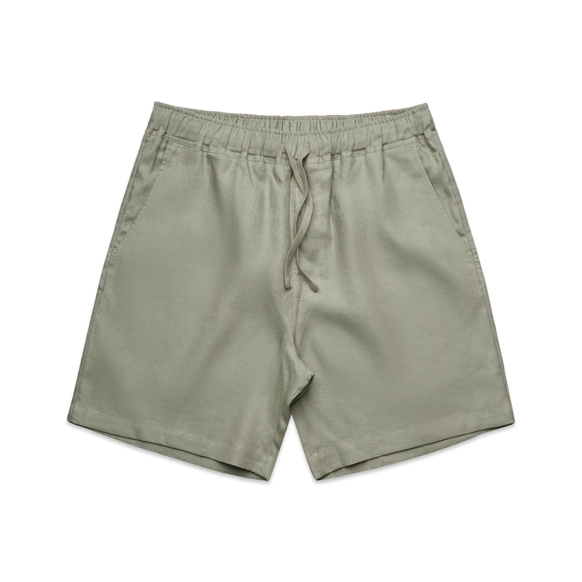 Linen Shorts 18" 5919 - Eucalyptus - Front