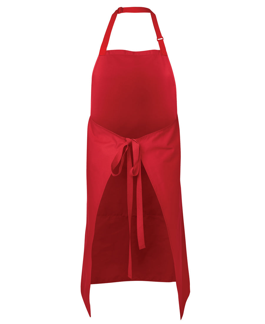 JB's Apron With Pocket - Red - Back