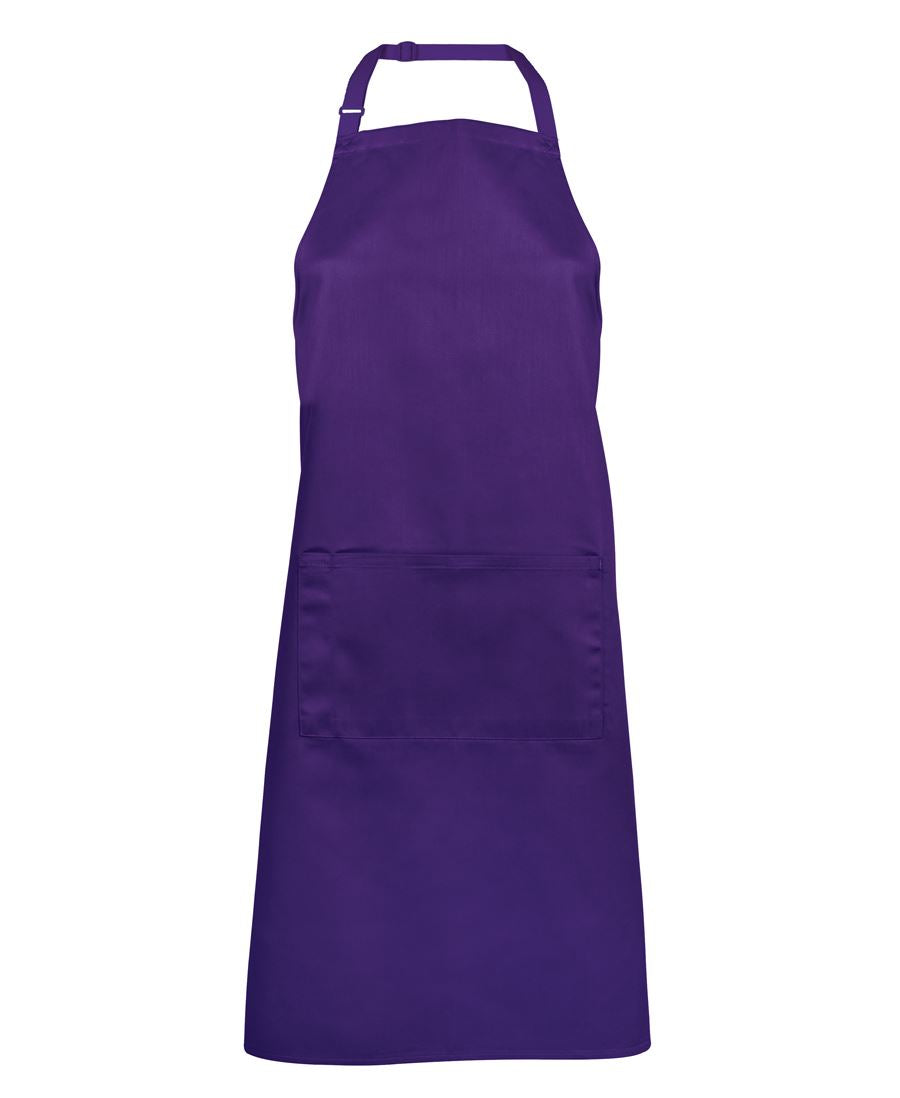 JB's Apron With Pocket - Purple - Front