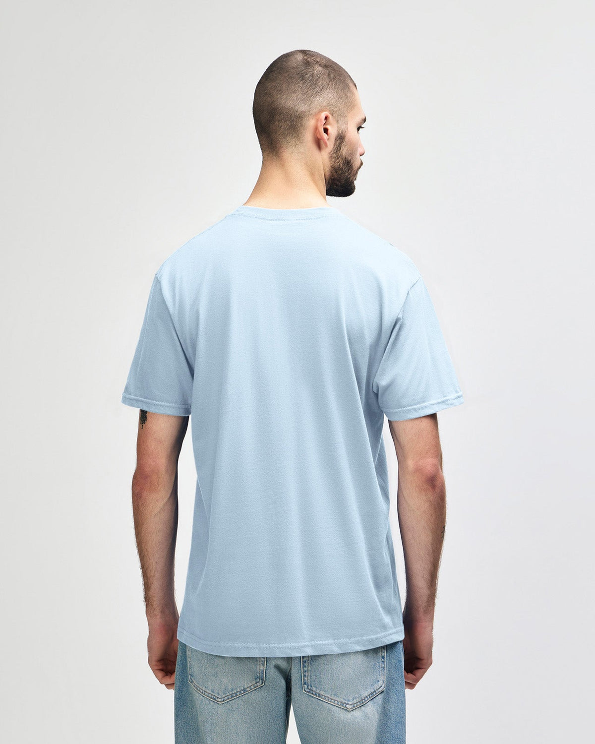 Gildan Softstyle 65000 T-Shirt - Light Blue - Back