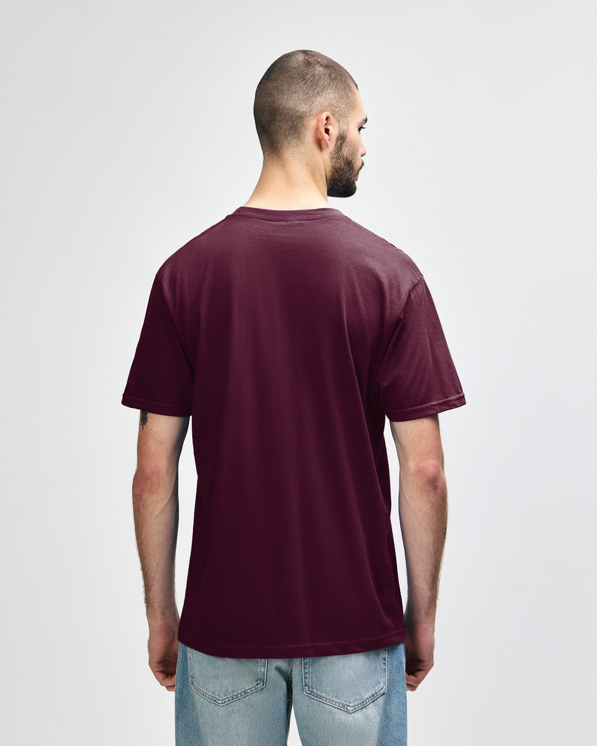 Gildan Softstyle 65000 T-Shirt - Maroon - Back