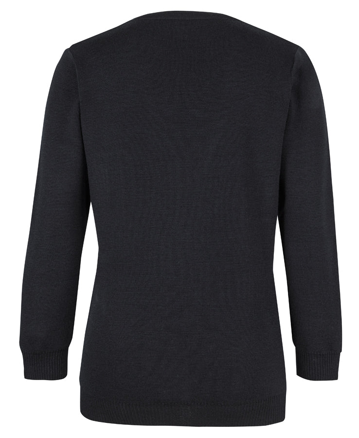 JB's Ladies Anti-Bacterial ISO 20645 Cardigan - Black - Back