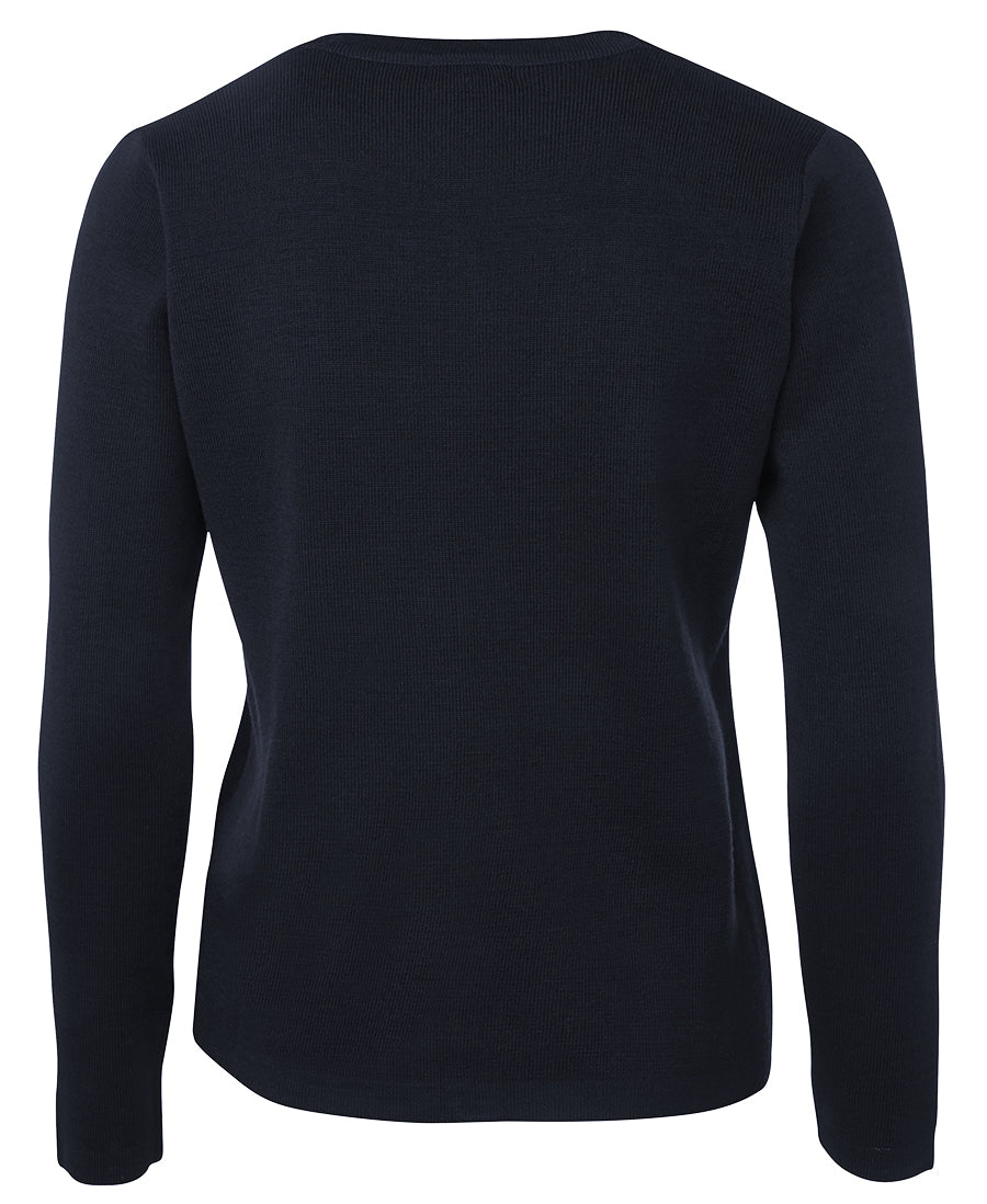 JB's Ladies Knitted Cardigan - Navy - Back