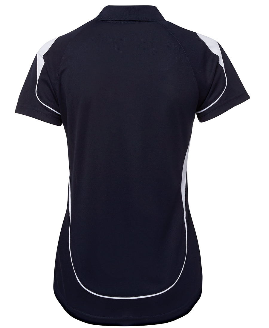 Podium Ladies Bell Polo - Navy/White - Back