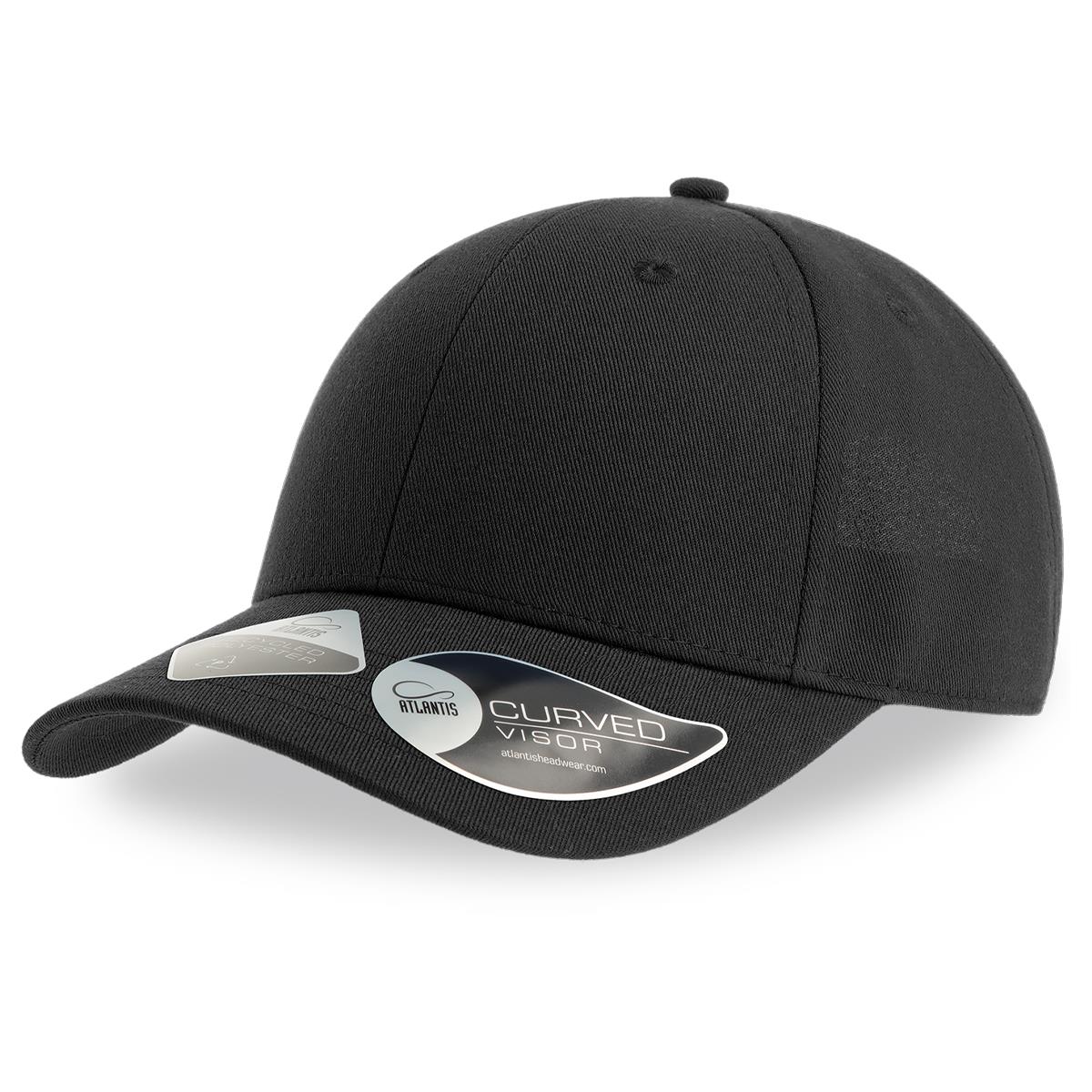 Joshua Recycled Cap - Black - Front