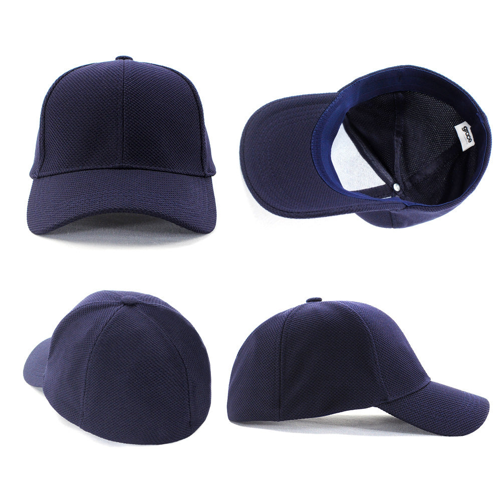 PQ Mesh Fitted Cap – Grace Collection AH178