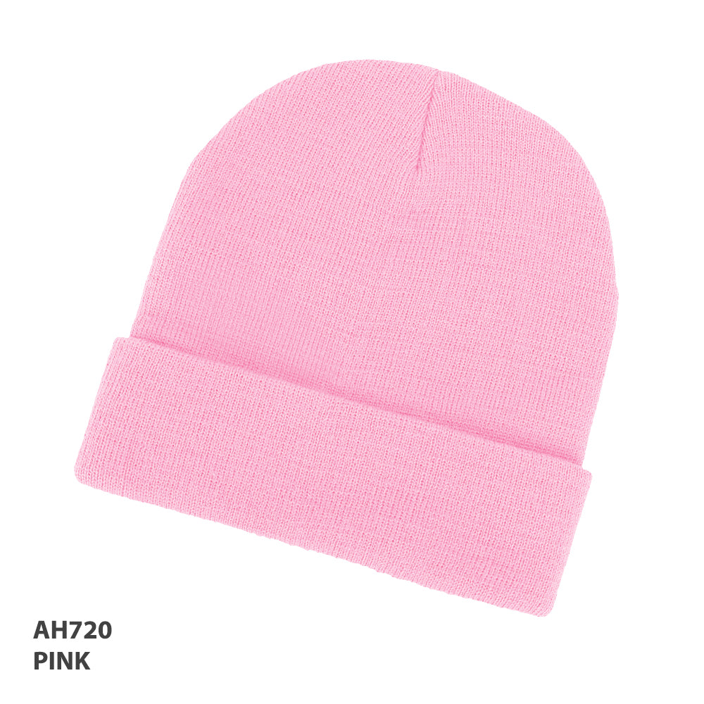 Acrylic Beanie - Pink