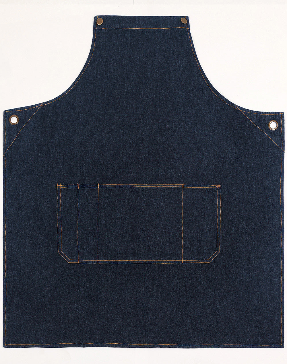 Denim Bib Apron - AP09 - Indigo Blue